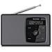 Digit Radio 2 - Radio portatile DAB + / FM stereo con Bluetooth audiostr eaming NERO / ARGENTO - Foto miniatura 2