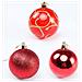 Addobbi Per Albero Di Natale 102 Pz Rosso Palline Calze Stelle Pigne Natalizie - Foto miniatura 3