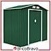 Box Casetta In Lamiera Verde L213xp127xh195cm Porta Attrezzi Giardino - Foto miniatura 1