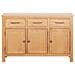 Credenza 112x33,5x70 Cm In Legno Massello Di Rovere - Foto miniatura 3