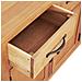 Credenza 112x33,5x70 Cm In Legno Massello Di Rovere - Foto miniatura 5