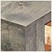 Tavolo Consolle Grigio 86x30x76 Cm In Legno Massello Di Mango - Foto miniatura 2
