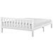 Letto A Doghe In Legno Colore Bianco 180 X 200 Cm Florac - Foto miniatura 19