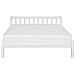 Letto A Doghe In Legno Colore Bianco 180 X 200 Cm Florac - Foto miniatura 6