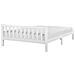 Letto A Doghe In Legno Colore Bianco 180 X 200 Cm Florac - Foto miniatura 10