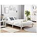Letto A Doghe In Legno Colore Bianco 180 X 200 Cm Florac - Foto miniatura 21