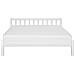 Letto A Doghe In Legno Colore Bianco 180 X 200 Cm Florac - Foto miniatura 11