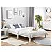 Letto A Doghe In Legno Colore Bianco 180 X 200 Cm Florac - Foto miniatura 14