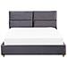 Letto In Tessuto Grigio Con Contenitore 160 X 200 Cm Batilly - Foto miniatura 11