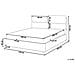 Letto In Tessuto Grigio Con Contenitore 160 X 200 Cm Batilly - Foto miniatura 5