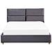 Letto In Tessuto Grigio Con Contenitore 160 X 200 Cm Batilly - Foto miniatura 7