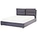 Letto In Tessuto Grigio Con Contenitore 160 X 200 Cm Batilly - Foto miniatura 15