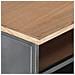 Tavolino Da Salotto Grigio 90x50x35 Cm In Massello Di Acacia - Foto miniatura 2