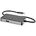 Mini Docking Station da Viaggio Universale 4K 1x USB-C / 1x HDMI / 2x USB-A Nero / Grigio con Power Delivery 100W - Foto miniatura 2
