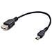 USB A - Micro-USB B, 0.15m, USB A, Micro-USB B, Maschio / femmina, Dritto, Dritto, Nero - Foto miniatura 1
