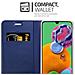 Custodia Compatibile Con Samsung Galaxy A90 5g In Classy Blu Scuro - Coperchio Protettiva Con Chiusura Magnetica, Funzione Stand E Tasca Per Le Carte - Foto miniatura 4