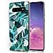 Custodia Compatibile Con Samsung Galaxy S10 4g Con Foglie Di Banana - Coperchio Protettivo In Silicone Tpu Con Motivo Floreale - Foto miniatura 1