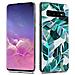 Custodia Compatibile Con Samsung Galaxy S10 4g Con Foglie Di Banana - Coperchio Protettivo In Silicone Tpu Con Motivo Floreale - Foto miniatura 6