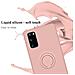 Custodia Compatibile Con Samsung Galaxy S20 Fe In Liquid Rosa - Coperchio Protettivo In Silicone Tpu Flessibile Con Anello - Foto miniatura 3
