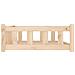 Cuccia Per Cani 105,5x75,5x28 Cm In Legno Massello Di Pino - Foto miniatura 4