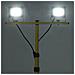 Faretto A Led Con Treppiede 2x20 W Bianco Freddo - Foto miniatura 2