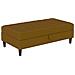 Presley Pouf Con Contenitore In Lino Curry - Foto miniatura 4