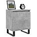 Comodini 2 Pz Grigio Cemento 40x30x50 Cm In Legno Multistrato - Foto miniatura 2