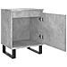 Comodini 2 Pz Grigio Cemento 40x30x50 Cm In Legno Multistrato - Foto miniatura 5