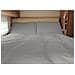 Completo Lenzuola Camper Roulotte 100% Cotone Personalizzabile Tinta Unita Singolo Sassi - Foto miniatura 1