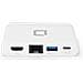 D31730 Replicatore Di Porte E Docking Station Per Notebook Bianco - Foto miniatura 2