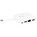 D31730 Replicatore Di Porte E Docking Station Per Notebook Bianco - Foto miniatura 3
