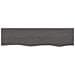 Ripiano Muro Marrone Scuro 80x20x4 cm Massello Rovere Trattato - Foto miniatura 2