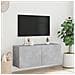 Mobile Tv A Parete Grigio Cemento 100x30x41 Cm - Foto miniatura 3