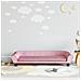Divano Per Bambini Rosa 100x50x26 Cm In Velluto - Foto miniatura 1