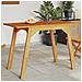 Tavolo Da Pranzo Da Giardino 110x56x75 Cm Legno Massello Acacia - Foto miniatura 1