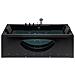 Vasca Idromassaggio Angolare Con Led Hawes 170 X 80 Cm Nero - Foto miniatura 4