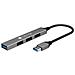 IUSB32-HUB4A-3U2SLS replicatore di porte e docking station per laptop Cablato USB 3.2 Gen 1 (3.1 Gen 1) Type-A Grigio - Foto miniatura 1