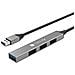 IUSB32-HUB4A-3U2SLS replicatore di porte e docking station per laptop Cablato USB 3.2 Gen 1 (3.1 Gen 1) Type-A Grigio - Foto miniatura 3