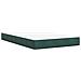 Giroletto a Molle con Materasso Verde Scuro 120x190 cm Velluto - Foto miniatura 9