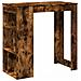 Tavolo Bar con Rastrelliera Rovere 102x50x103,5 cm Multistrato - Foto miniatura 1
