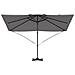Ombrellone a Sbalzo Antracite - Foto miniatura 5
