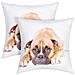 Set Di 2 Copricuscini 40x40 Cm Design Cane Boxer - Foto miniatura 3