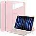 Custodia Con Tastiera Bluetooth Girevole A 360° Compatibile Con Ipad Air 4/air 5 10.9'' - Pelle Pu Rosa - Foto miniatura 1