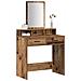 Tavolo da Trucco con Cassetti in Legno Antico 79x41x140 cm - Foto miniatura 3
