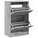Scarpiera Grigio Sonoma 60x34x96,5 cm in Legno Multistrato - Foto miniatura 1