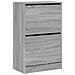 Scarpiera Grigio Sonoma 60x34x96,5 cm in Legno Multistrato - Foto miniatura 4