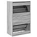 Scarpiera Grigio Sonoma 60x34x96,5 cm in Legno Multistrato - Foto miniatura 7