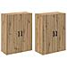 Armadi da Muro 2 pcs rovere artigianale 69.5 x 34 x 90 cm - Foto miniatura 1