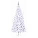 Albero di Natale artificiale Bianco 210 cm PVC e Acciaio - Foto miniatura 4
