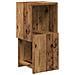 Mobile angolare Bianco 25,5x25x55cm Legno multistrato - Foto miniatura 1